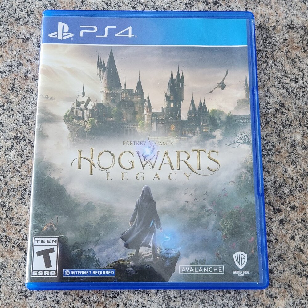 Hogwarts Legacy‎ PS4  Wizarding World Adventure ESRB Rated T for Teen Pre-Owned